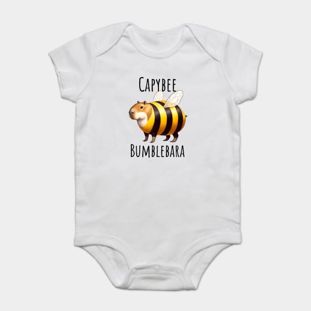 Capybee BumbleBara, The Newest Sweetest Pollinator Baby Bodysuit by Luxinda